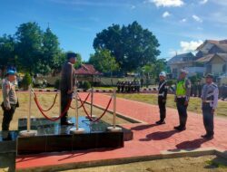 Wali Kota Baubau Pimpin Apel Gelar Pasukan Ops Lilin Anoa 2022