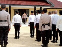 Apel Perdana, Ini Arahan Kapolres Buteng