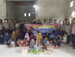 Polres Baubau bersama Satpam Anjangsana ke Panti Asuhan