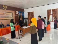 Panwascam Batupoaro Lantik Anggota PKD