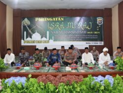 Polres Baubau Peringati Isra Mi’raj Nabi Muhammad SAW