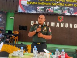 Silaturahmi dengan Wartawan, Dandim 1413 Buton Singgung Pemilu